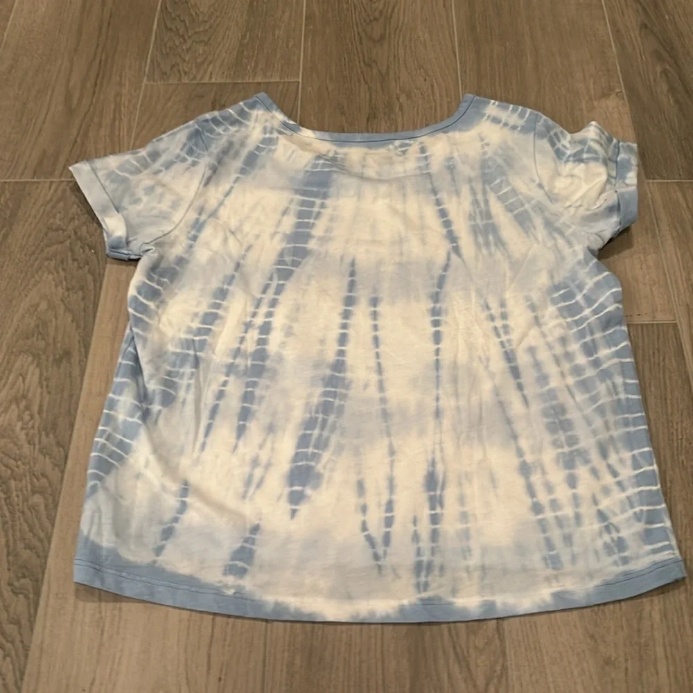 Justice Girls Tie-Dye T-Shirt With Glitter Star Size 10